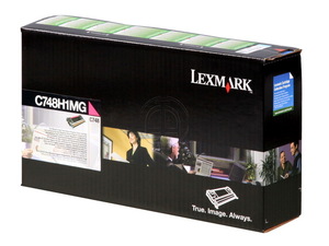 lexmark c748h1mg - toner magenta c748 - lrp - 10.000 pages