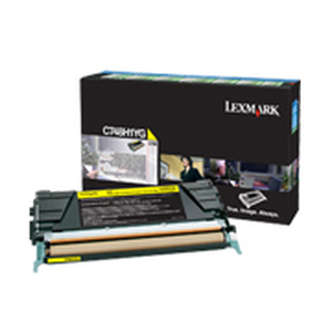 lexmark c748h1yg - toner jaune c748 - lrp - 10.000 pages