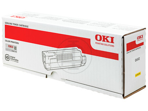 oki 46507505 - toner jaune c612 - 6000 pages