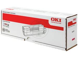 oki 46507506 - toner magenta c612 - 6000 pages