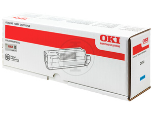 oki 46507507 - toner cyan c612 - 6000 pages