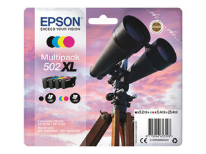 epson c13t02w640 - cartouche d'encre 502xl jumelle - pack de 4 kcmy