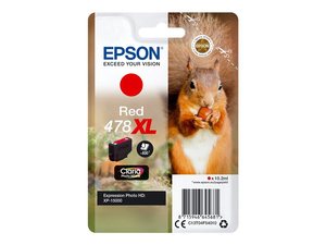 epson c13t04f54010 - cartouche d'encre rouge-photo xl ecureuil xp-15000(478xl)