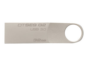 kingston - clé mémoire 32gb usb3.0 datatraveler se9 g2 metal casing