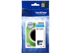 brother lc3233c - cartouche d'encre cyan dcp-j1100 mfc-j1300 - 1500p