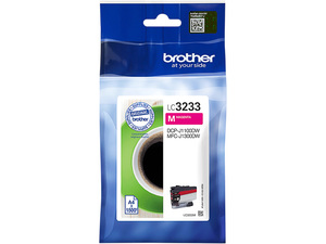 brother lc3233m - cartouche d'encre magenta dcp-j1100 mfc-j1300 - 1500p