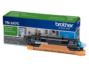 brother tn247c - toner cyan dcp-l3510 hl-l3270/l3290 mfc-l3710/30/50 - 2300p