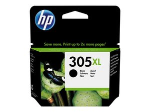 hp 3ym62a - cartouche d'encre noire n° 305xl - 4ml