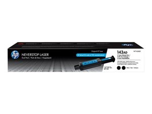 hp w1143ad - toner neverstop 1001 1202 1200 1201 1202 (143a) - pack de 2