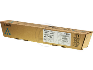 ricoh 842096 - toner cyan aficio mp-c306/mp-c307/mp-c406 6000 pages