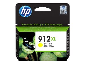 hp 3yl83a - cartouche d'encre jaune n° 912xl - 825pages