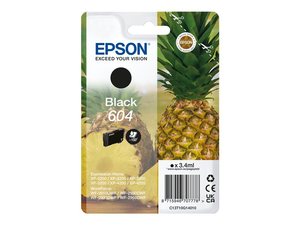 epson t10g140 - cartouche d'encre noire n° 604 ananas - 150 pages