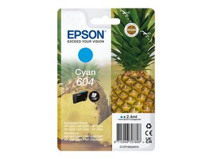 epson t10g240 - cartouche d'encre cyan n° 604 ananas - 130 pages