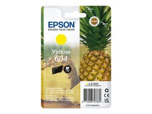 epson t10g440 - cartouche d'encre jaune n° 604 ananas - 130 pages