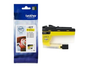 brother lc427y - cartouche jaune hl-j6010 mfc-j5955 j6955 j6957 (1500p)