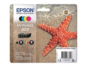 epson t03u6 - cartouche d'encre pack de 4 coul. kcmy etoile de mer wf-4745