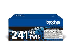 tn241bktwin pack de 2 noirs 2500 pages 