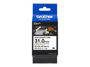 ruban thermorétractable brother hse-261e (3,1 cm x 1,5 m) n/b