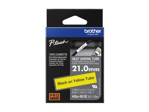 ruban thermorétractable brother hse-651e (2,1 cm x 1,5 m) n/j