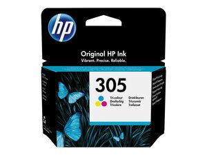 hp 3ym60a - cartouche d'encre couleur n° 305 - 100p