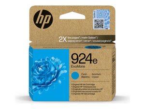 hp 4k0u7n - cartouche d'encre cyan n° 924e evomore - 800pages