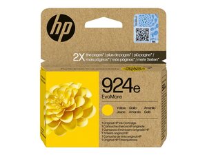 hp 4k0u9n - cartouche d'encre jaune n° 924e evomore - 800pages