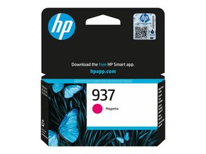 hp 4s6w3n - cartouche d'encre magenta n° 937 - 800p