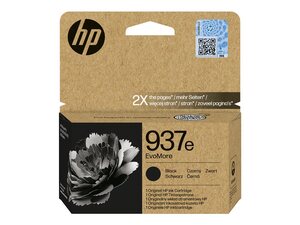 hp 4s6w9n - cartouche d'encre noire n° 937e - 2500p