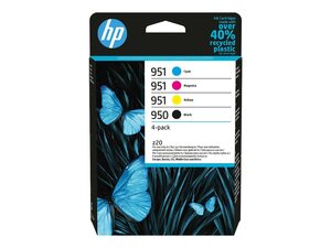 hp 6zc65a - cartouche d'encre 950 noire / 951 cyan-magenta-jaune