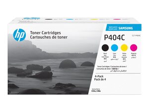 hp-samsung clt-p404c- toner xpress c430 c480 - pack de 4 couleur kcmy