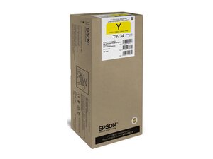epson t9734 - cartouche d'encre jaune xl 22500p - wf-c869