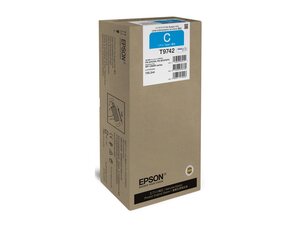 epson t9742 - cartouche d'encre cyan wf-c869 - xxl 84000pages