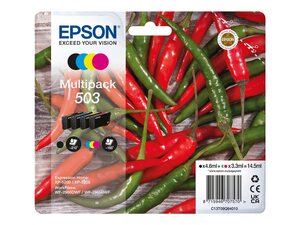 epson t09q6 - cartouche d'encre pack 4 coul. n° 503 - xp-5200/5205 wf-2960/65