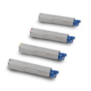 oki 43865722 - toner magenta c5850 / c5950 / mc560 - longue durée  
