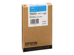 epson t6032- cartouche cyan epson stylus pro 7800 /7880 /9800 /9880 - 220ml