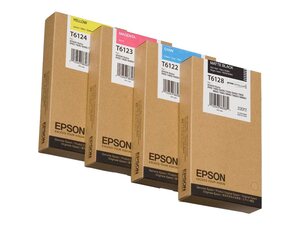 epson t6128 - cartouche encre noir mat - stylus pro 7400 /9400  220ml