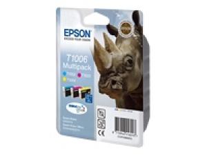 epson t1006 - cartouche encre kit 3 couleurs - b40w bx600fw sx600fw b1100