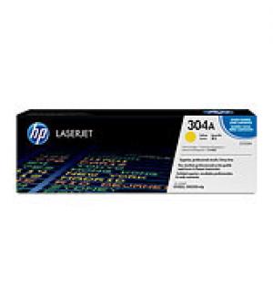 hp cc532a - toner jaune laserjet cp2020 / cp2025 / cm2320 - 2800pages - 304a