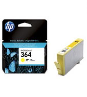 hp cb320e - cartouche d'encre jaune n° 364 