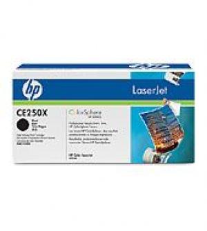 hp ce250x - toner noir laserjet cp3525/cm3530 - longue durée - 10500pages