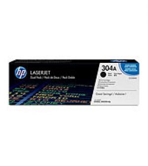 hp cc530ad - toner noir laserjet cp2020 / cp2025 / cm2320 - kit de 2 - 304a