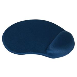 tapis souris repose poignet - gel - bleu - 210x257x23mm
