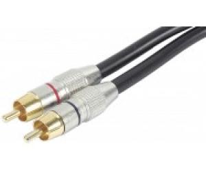 câble audio rca - 2 x rca m / m - 1.0m - haute qualité