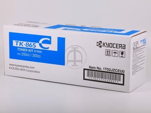 kyocera tk865c - toner cyan taskalfa 250ci / 300ci