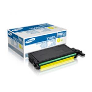 hp-samsung clt-y5082l - toner jaune clp620 / clp670 /clx6220 /clx6250 (4000p)