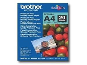 brother bp 71ga4 - papier photo brillant a4 (210x297mm) 260g /m2 20 feuilles