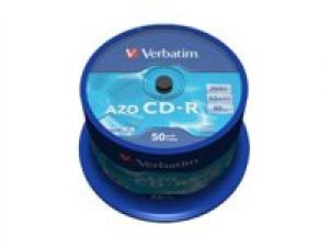 verbatim 43343 - cd-r 80min 700mb 52x - spindle de 50 