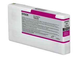 epson t6533- cartouche magenta epson stylus pro 4900 - 200ml