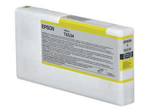 epson t6534- cartouche jaune epson stylus pro 4900 - 200ml