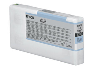 epson t6535 - cartouche cyan-clair epson stylus pro 4900 - 200ml